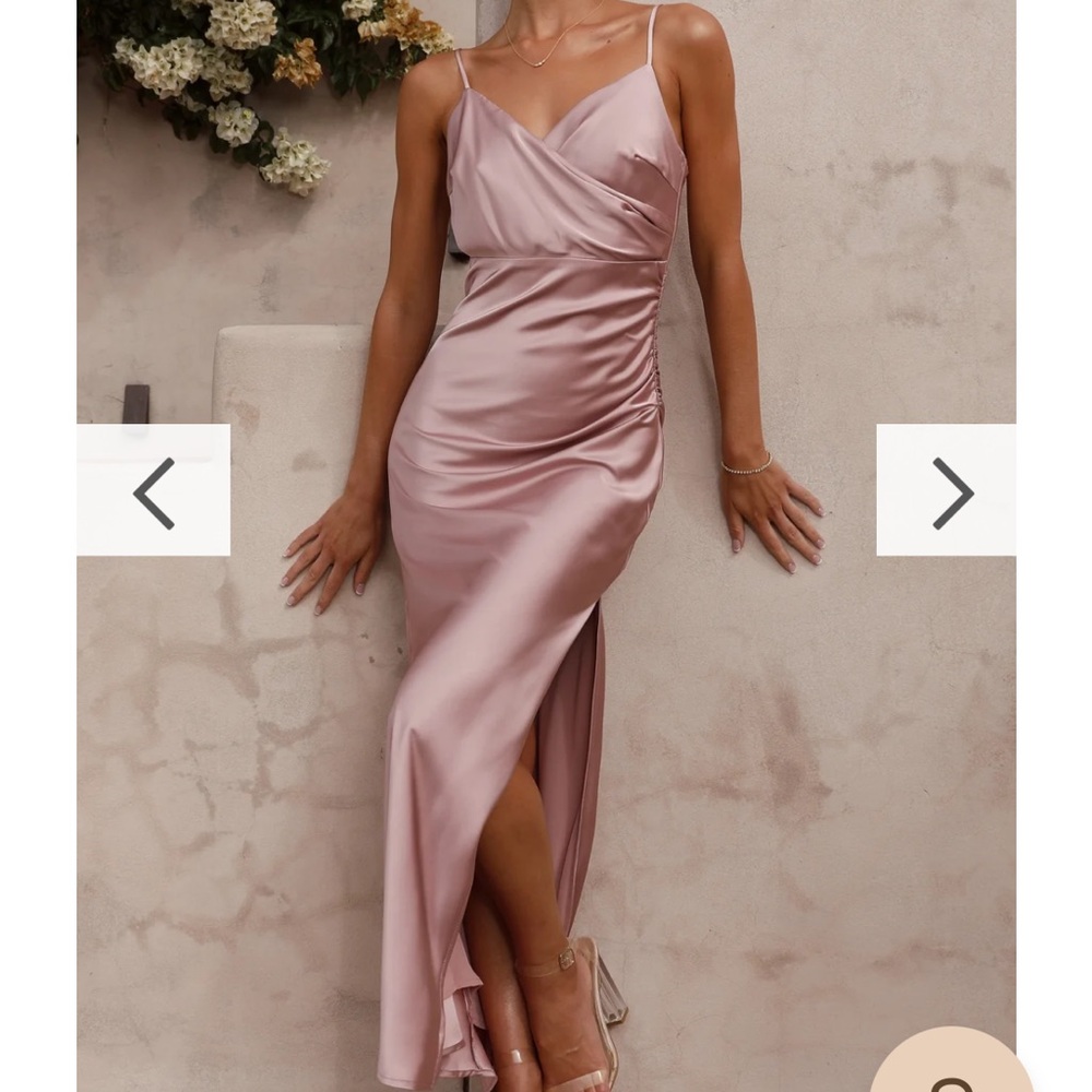 Billy J Ariana Duty Pink Maxi Dress